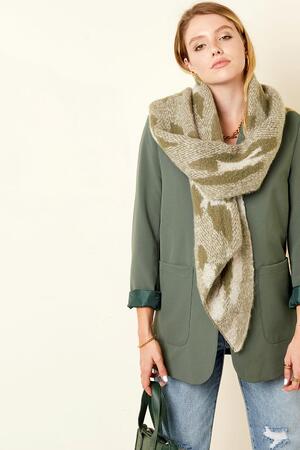 Winter Scarf Grey Polyester h5 Immagine2